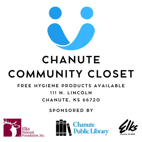 Community Hygiene Closet coming to Chanute Public Library